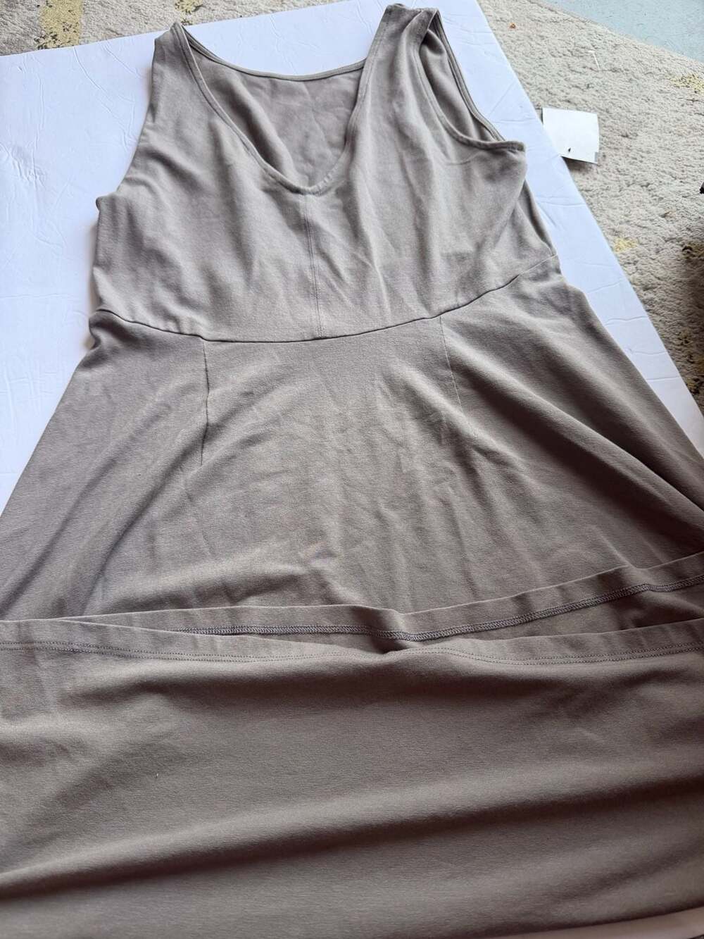 Eileen Fisher Petite Sleeveless Jersey Knit Midi Dress